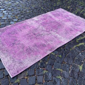 3.6 ft. x 6.7 ft. Vintage Overdyed Rug TR31573 Image 1