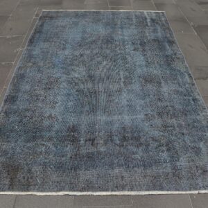 4.9 ft. x 8 ft. Vintage Overdyed Rug TR31673 Image 1