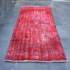 4 ft. x 9.1 ft. Vintage Overdyed Rug TR31713 Image 1
