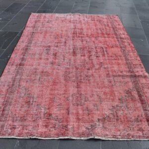 5.1 ft. x 8 ft. Vintage Overdyed Rug TR31803 Image 1