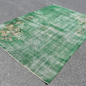6.3 ft. x 9.5 ft. Vintage Overdyed Rug TR31813 Image 1