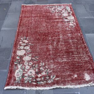 3.8 ft. x 6.4 ft. Vintage Overdyed Rug TR31833 Image 1