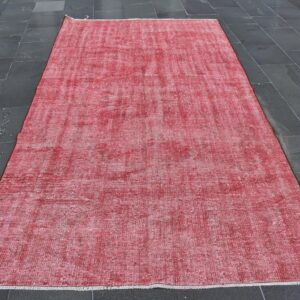 4.7 ft. x 9 ft. Vintage Overdyed Rug TR31903 Image 1