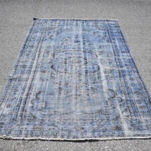 5.7 ft. x 7.8 ft. Vintage Overdyed Rug TR31913 Image 1