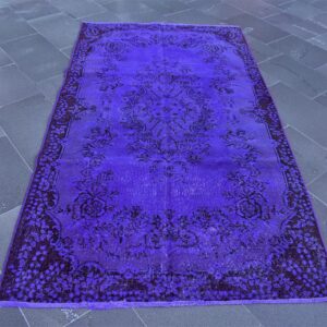 3.8 ft. x 7.2 ft. Vintage Overdyed Rug TR31923 Image 1