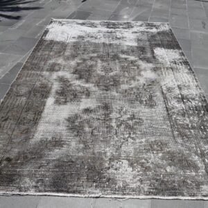 5.8 ft. x 9.5 ft. Vintage Overdyed Rug TR31953 Image 1