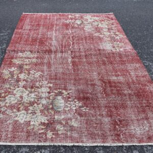 5.2 ft. x 8.6 ft. Vintage Overdyed Rug TR31993 Image 1