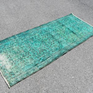 3.1 ft. x 6.9 ft. Vintage Overdyed Rug TR32043 Image 1