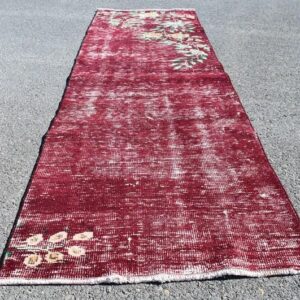 2.8 ft. x 9.4 ft. Vintage Overdyed Rug TR32053 Image 1
