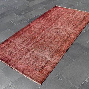 3.6 ft. x 6.9 ft. Vintage Overdyed Rug TR32093 Image 1