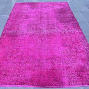 5.3 ft. x 9 ft. Vintage Overdyed Rug TR32143 Image 1