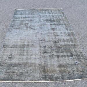 4.6 ft. x 8 ft. Vintage Overdyed Rug TR32183 Image 1