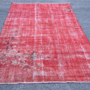 5.2 ft. x 10.1 ft. Vintage Overdyed Rug TR32233 Image 1