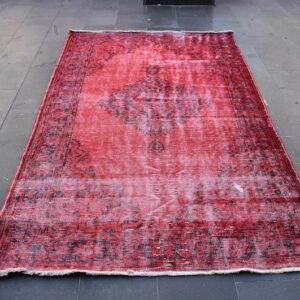 4.8 ft. x 8.1 ft. Vintage Overdyed Rug TR32253 Image 1