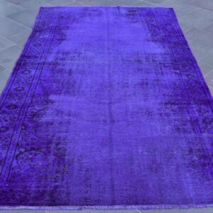 5.1 ft. x 8.9 ft. Vintage Overdyed Rug TR32263 Image 1