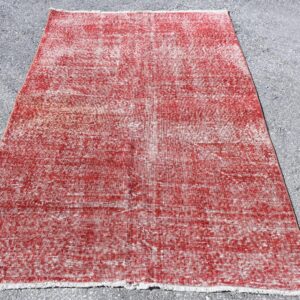 3.8 ft. x 6.8 ft. Vintage Overdyed Rug TR32333 Image 1