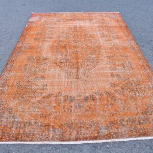 5.6 ft. x 9.5 ft. Vintage Overdyed Rug TR32353 Image 1