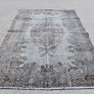 5.6 ft. x 9 ft. Vintage Overdyed Rug TR32363 Image 1