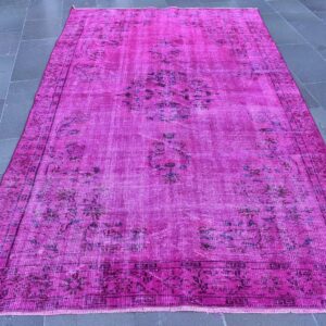 5.2 ft. x 9 ft. Vintage Overdyed Rug TR32393 Image 1
