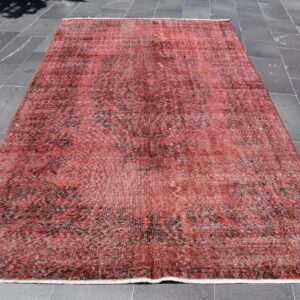 5.6 ft. x 9.8 ft. Vintage Overdyed Rug TR32423 Image 1