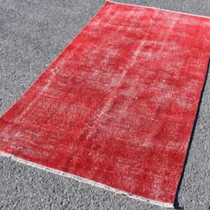 3.5 ft. x 6.4 ft. Vintage Overdyed Rug TR32433 Image 1