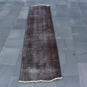 1.8 ft. x 6.8 ft. Vintage Overdyed Rug TR32483 Image 1