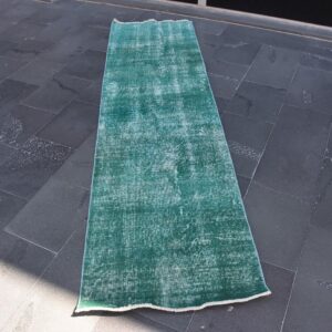 2.3 ft. x 8.5 ft. Vintage Overdyed Rug TR32493 Image 1