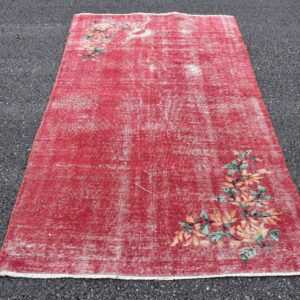 3.9 ft. x 7.2 ft. Vintage Overdyed Rug TR32513 Image 1