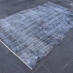 5.6 ft. x 9.2 ft. Vintage Overdyed Rug TR32523 Image 1