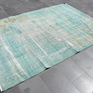 5.8 ft. x 8.4 ft. Vintage Overdyed Rug TR32573 Image 1