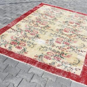6.2 ft. x 9.1 ft. Vintage Turkish Rug TR32577 Image 1