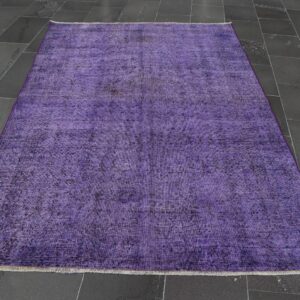 5.1 ft. x 7.6 ft. Vintage Overdyed Rug TR32723 Image 1