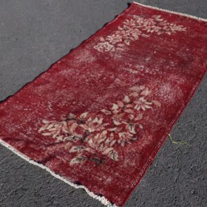 2.6 ft. x 5 ft. Vintage Overdyed Rug TR32813 Image 1
