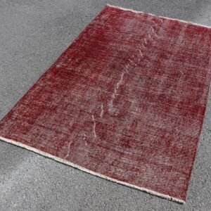 3.8 ft. x 6.6 ft. Vintage Overdyed Rug TR32843 Image 1