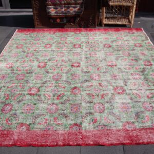 6.5 ft. x 6.9 ft. Vintage Turkish Rug TR32847 Image 1