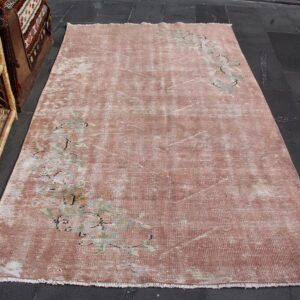 4.6 ft. x 8 ft. Vintage Overdyed Rug TR32863 Image 1
