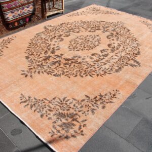 6.5 ft. x 9.6 ft. Vintage Overdyed Rug TR32893 Image 1