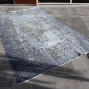 5.6 ft. x 9.9 ft. Vintage Overdyed Rug TR32913 Image 1
