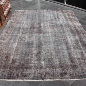 6.3 ft. x 8.6 ft. Vintage Overdyed Rug TR32923 Image 1