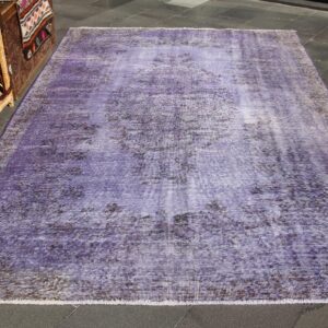 5.9 ft. x 9.3 ft. Vintage Overdyed Rug TR32953 Image 1