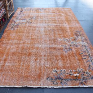 5.5 ft. x 9 ft. Vintage Overdyed Rug TR32973 Image 1