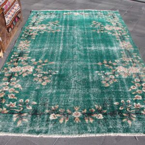 5.3 ft. x 8.5 ft. Vintage Overdyed Rug TR32993 Image 1