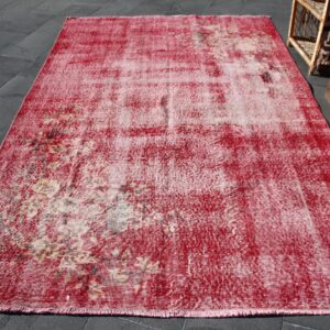 5.6 ft. x 8.7 ft. Vintage Overdyed Rug TR33003 Image 1
