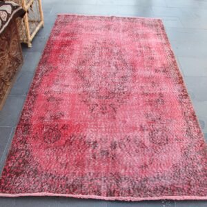 3.9 ft. x 7.2 ft. Vintage Overdyed Rug TR33053 Image 1