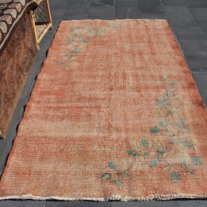 3.8 ft. x 6.7 ft. Vintage Overdyed Rug TR33063 Image 1