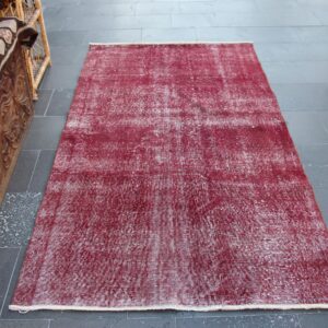 5 ft. x 6.9 ft. Vintage Overdyed Rug TR33073 Image 1