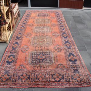 4.5 ft. x 11.5 ft. Vintage Turkish Rug TR33077 Image 1