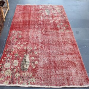 3.6 ft. x 6.3 ft. Vintage Overdyed Rug TR33083 Image 1