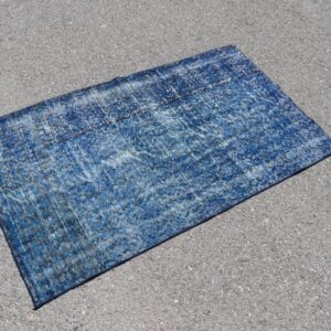 2.7 ft. x 4.6 ft. Vintage Overdyed Rug TR33113 Image 1