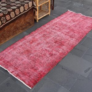 2.8 ft. x 7.4 ft. Vintage Overdyed Rug TR33123 Image 1